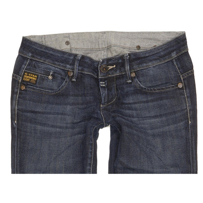 G-Star Midge Women Blue Straight Slim Stretch Jeans W29 L31