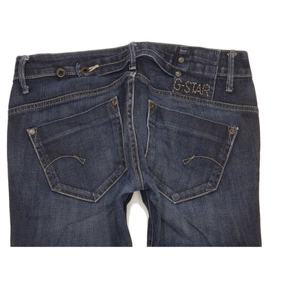 G-Star Midge Women Blue Straight Slim Stretch Jeans W29 L31