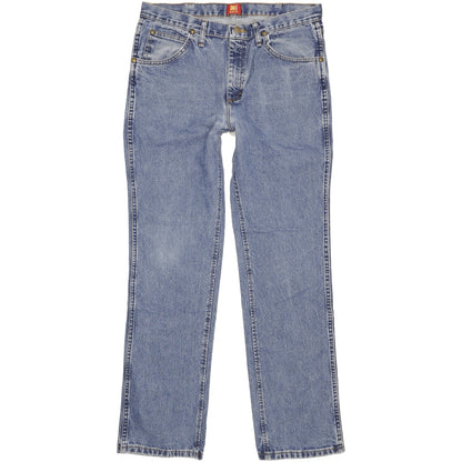 Wrangler Men Blue Straight Slim Jeans W35 L33