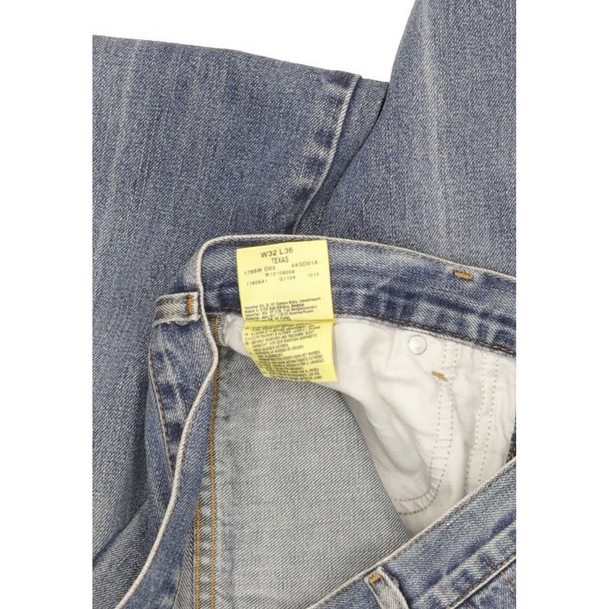 Wrangler Texas Men Blue Straight Regular Jeans W32 L35