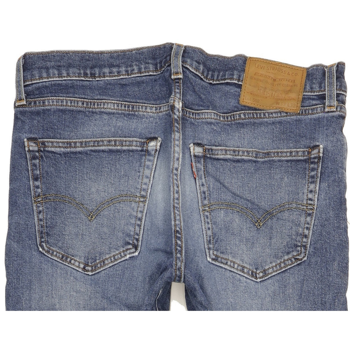 Levi's 502 Men Blue Tapered Regular Jeans W33 L30