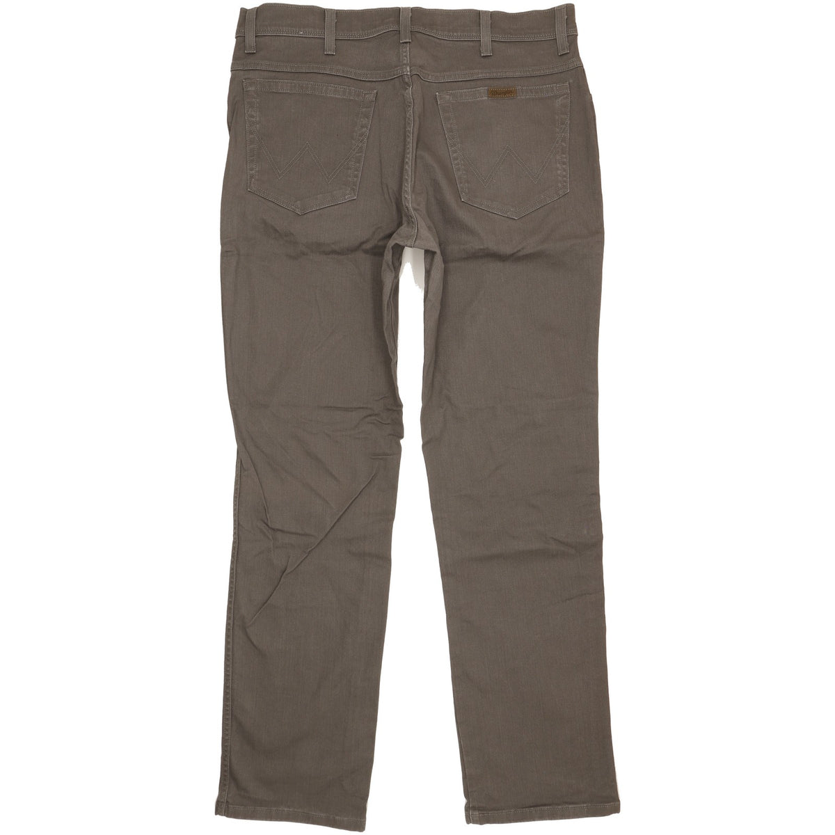 Wrangler Men Grey Straight Regular Stretch Jeans W38 L33