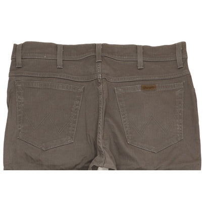 Wrangler Men Grey Straight Regular Stretch Jeans W38 L33