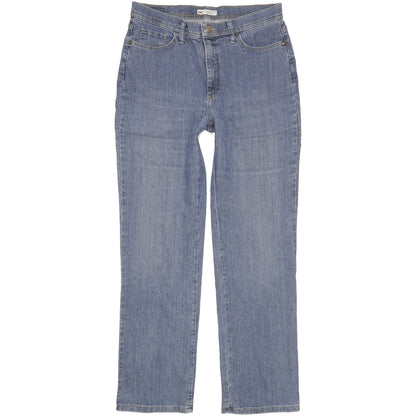 Lee Blue Straight Classic Stretch Jeans High Waisted W32 L32