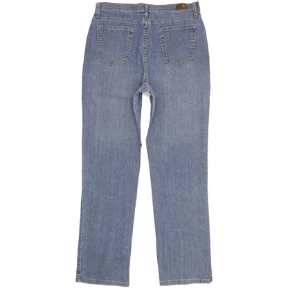 Lee Blue Straight Classic Stretch Jeans High Waisted W32 L32