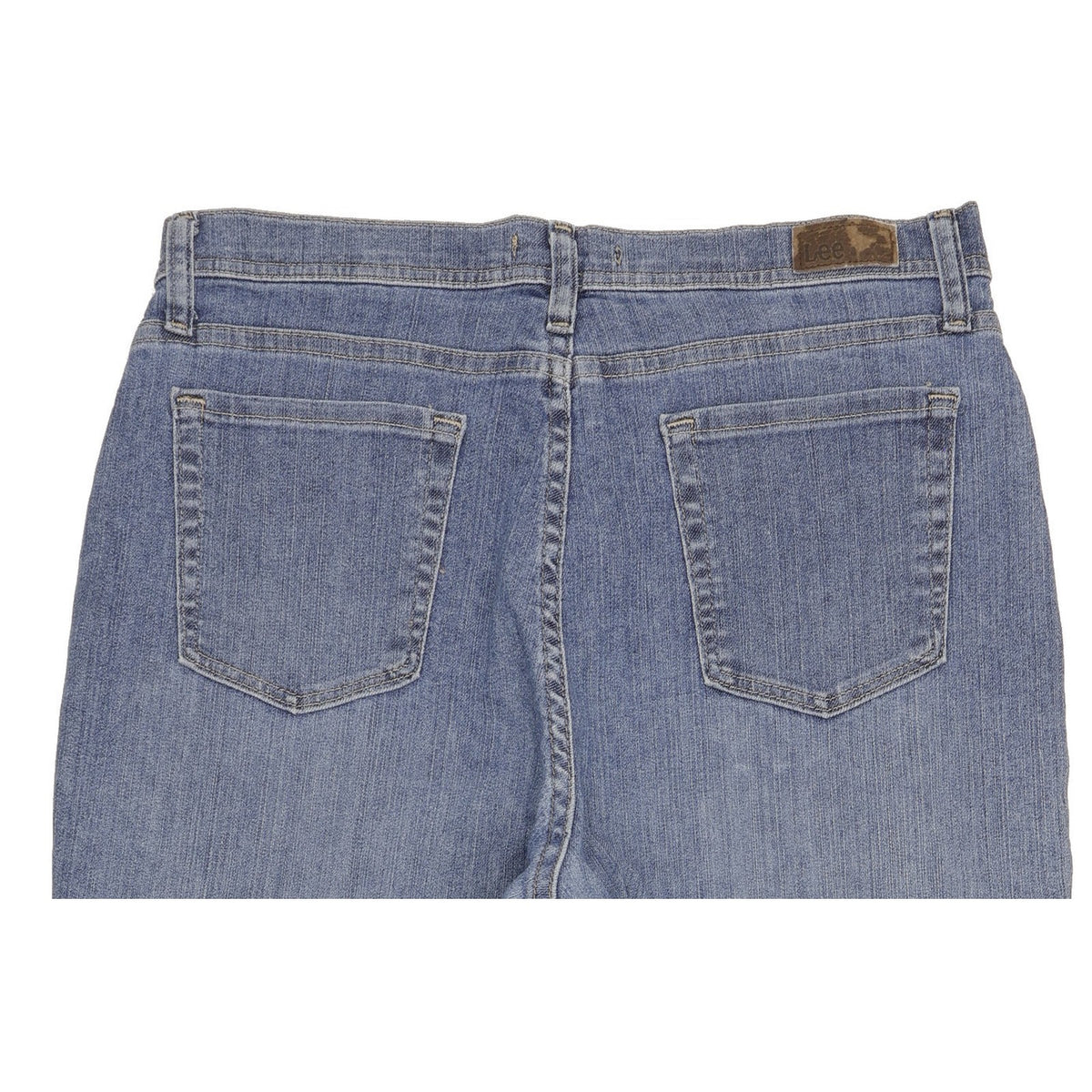 Lee Blue Straight Classic Stretch Jeans High Waisted W32 L32