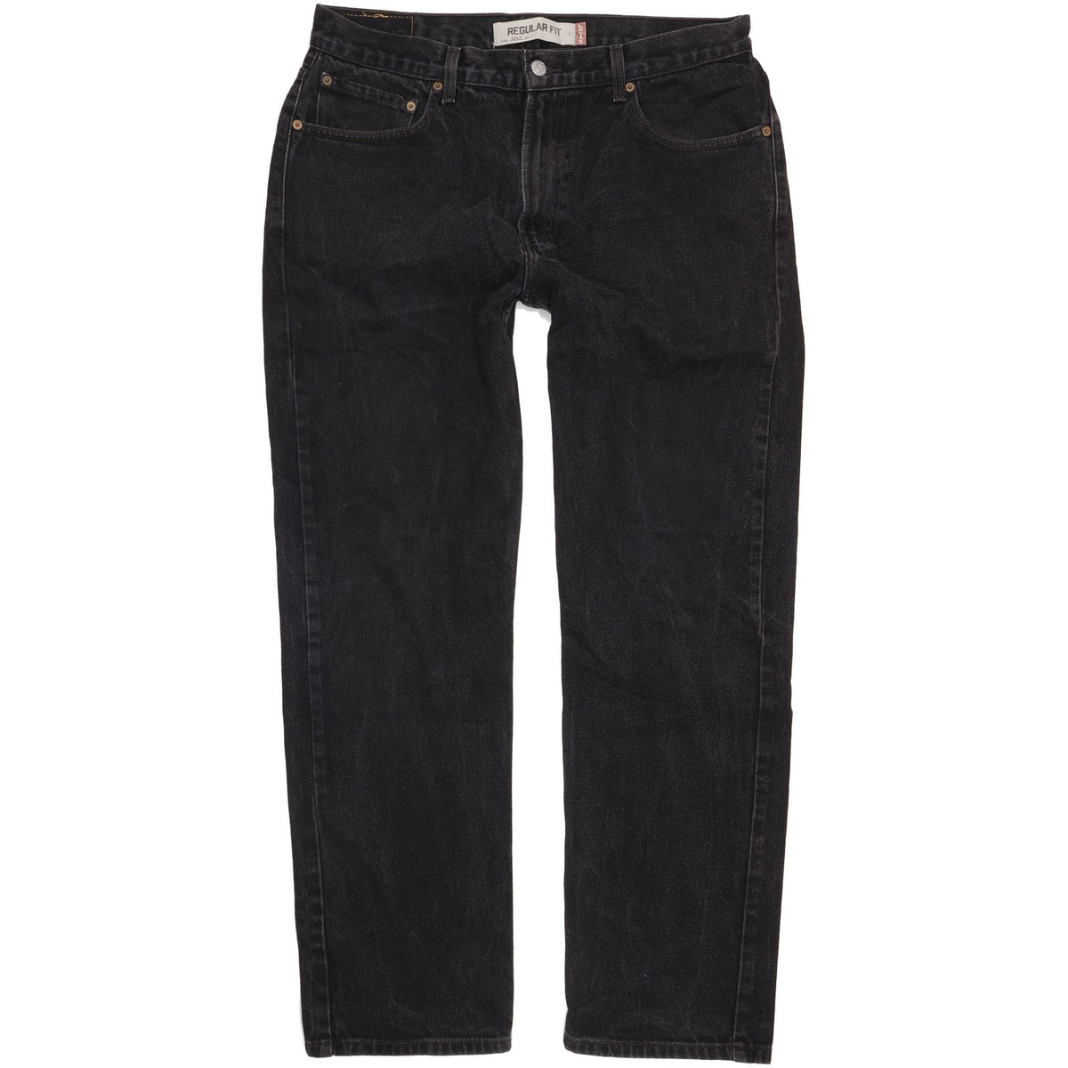 Levi's 505 Men Black Straight Regular Jeans W36 L32