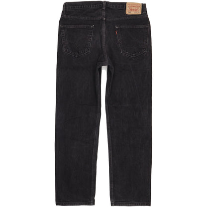 Levi's 505 Men Black Straight Regular Jeans W36 L32