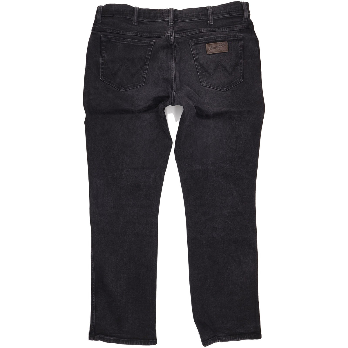 Wrangler Texas Men Black Straight Regular Stretch Jeans W40 L34