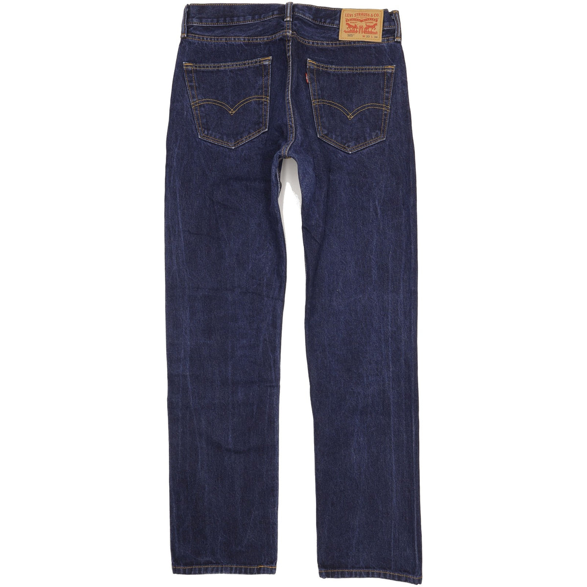 Levi's 505 Men Blue Straight Regular Jeans W33 L33