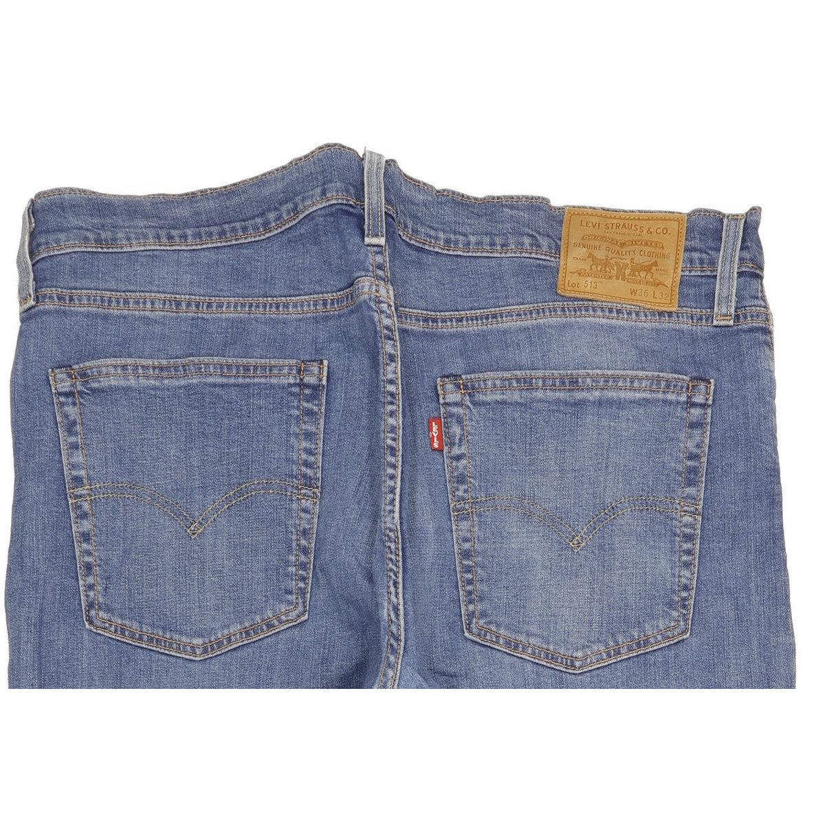 Levi's 513 Men Blue Straight Regular Jeans W36 L32