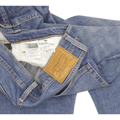 Levi's 513 Men Blue Straight Regular Jeans W36 L32