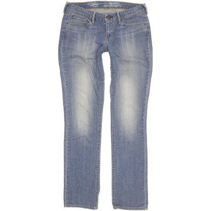 Levi's Demi Curve Women Blue Straight Slim Stretch Jeans W30 L34