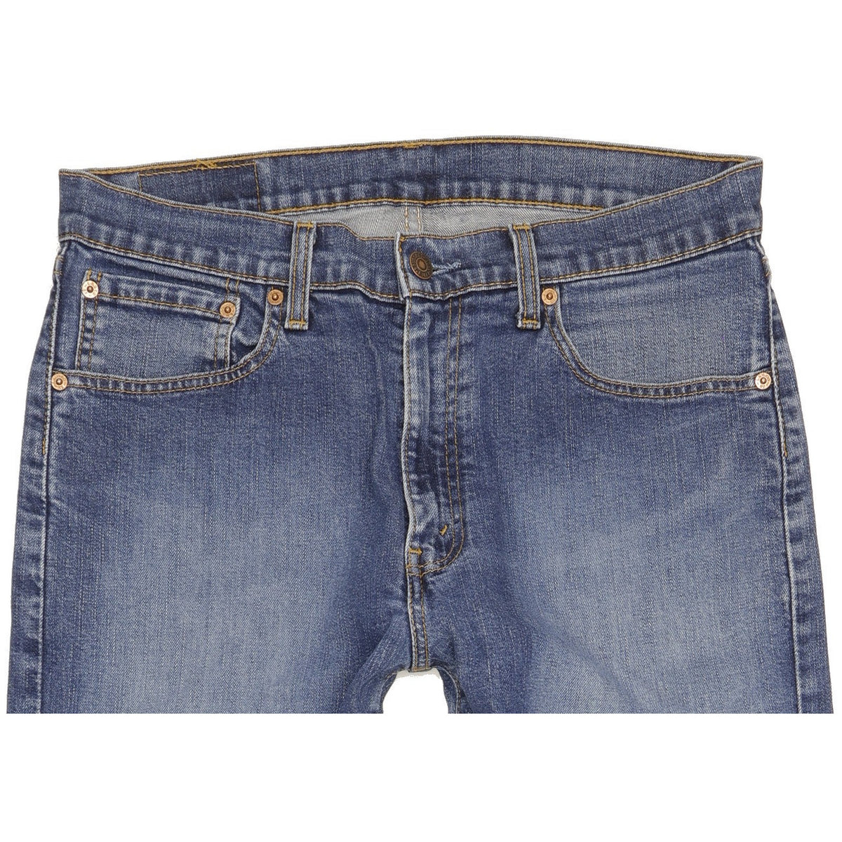 Levi's 751 Men Blue Straight Regular Stretch Jeans W34 L32
