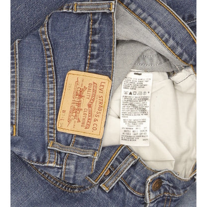 Levi's 751 Men Blue Straight Regular Stretch Jeans W34 L32