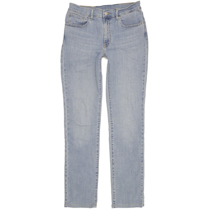 Levi's Blue Straight Slim Stretch Jeans High Waisted W31 L33