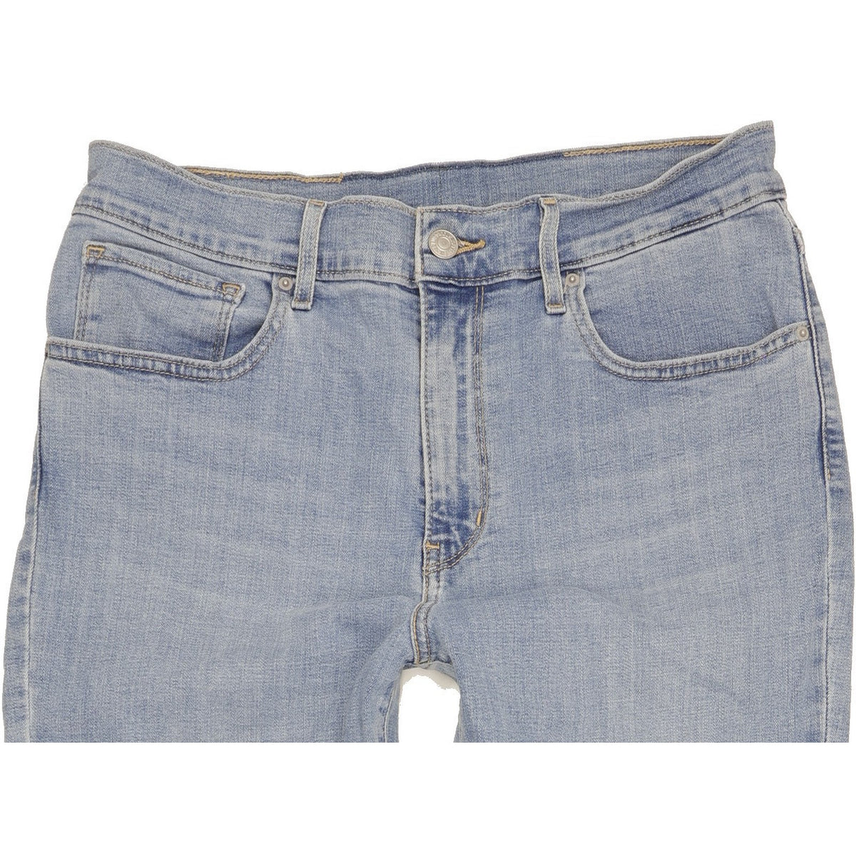 Levi's Blue Straight Slim Stretch Jeans High Waisted W31 L33