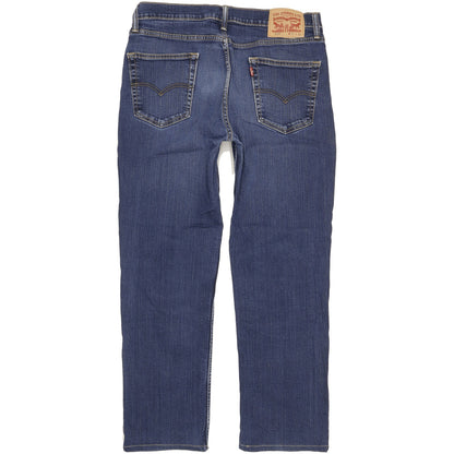 Levi's 514 Men Blue Straight Slim Stretch Jeans W33 L29