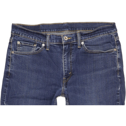 Levi's 514 Men Blue Straight Slim Stretch Jeans W33 L29