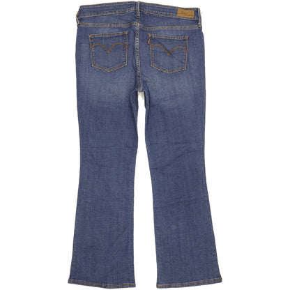 Levi's Slight Curve Women Blue Bootcut Classic Stretch Jeans W32 L30