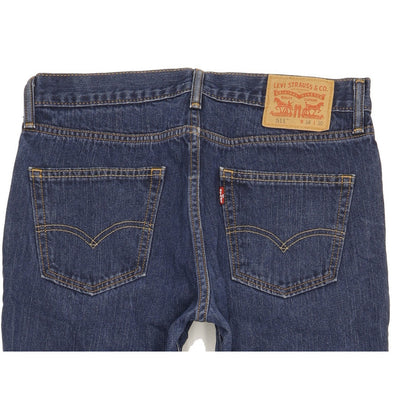 Levi's 511 Men Blue Straight Slim Jeans W34 L29
