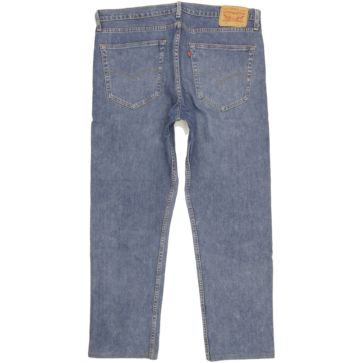 Levi's 502 Men Blue Tapered Regular Stretch Jeans W36 L29