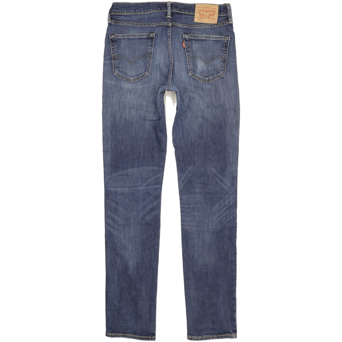 Levi's 511 Men Blue Straight Slim Stretch Jeans W33 L35
