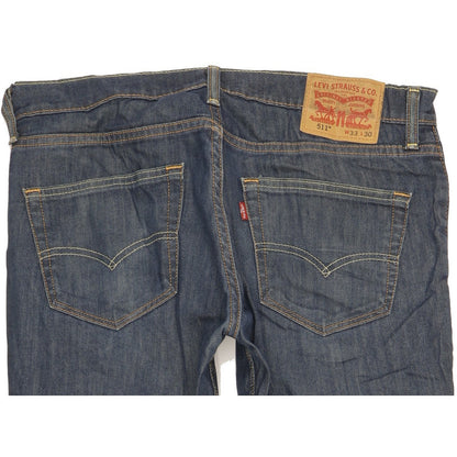 Levi's 511 Men Blue Straight Slim Stretch Jeans W33 L29
