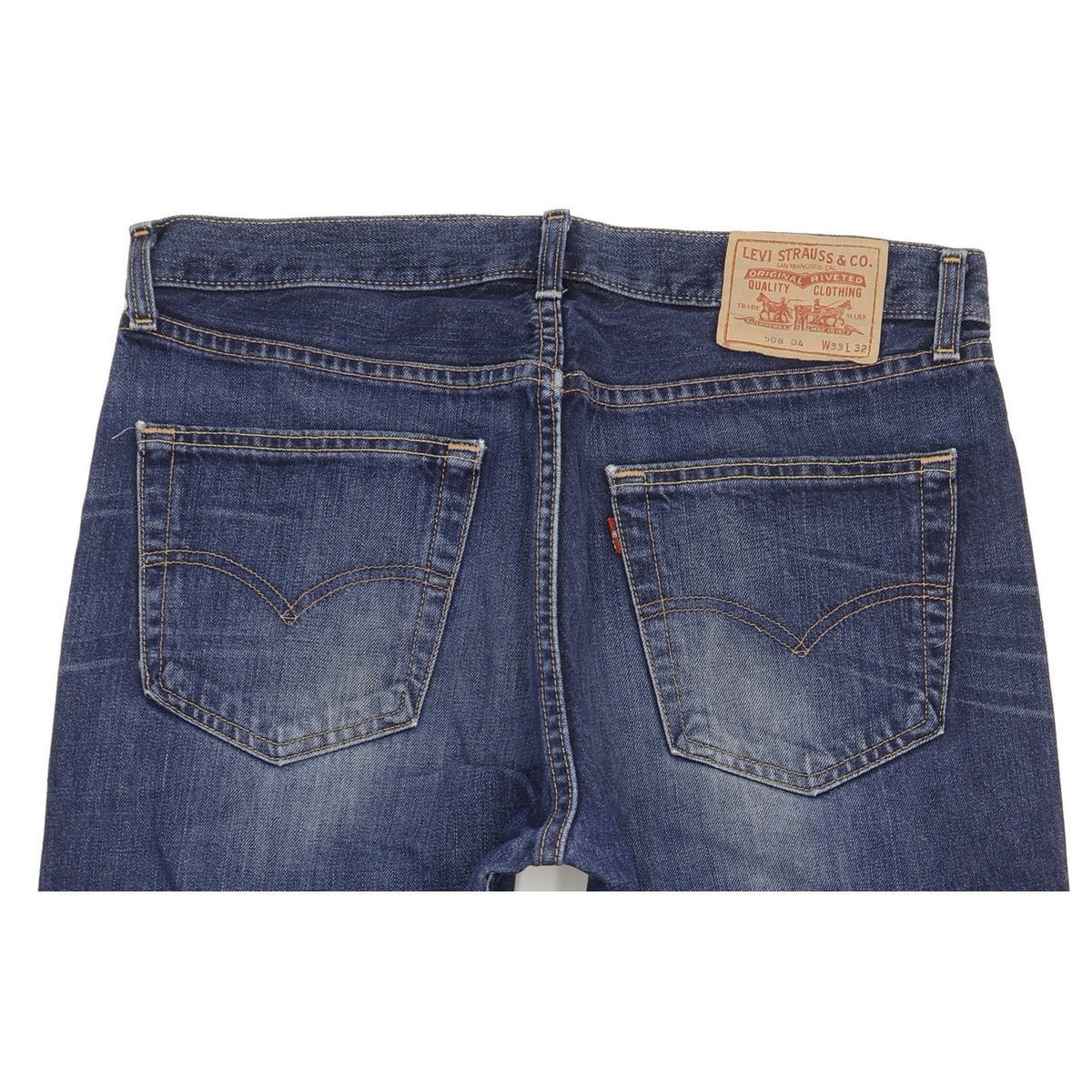 Levi's 508 Men Blue Straight Regular Jeans W33 L31