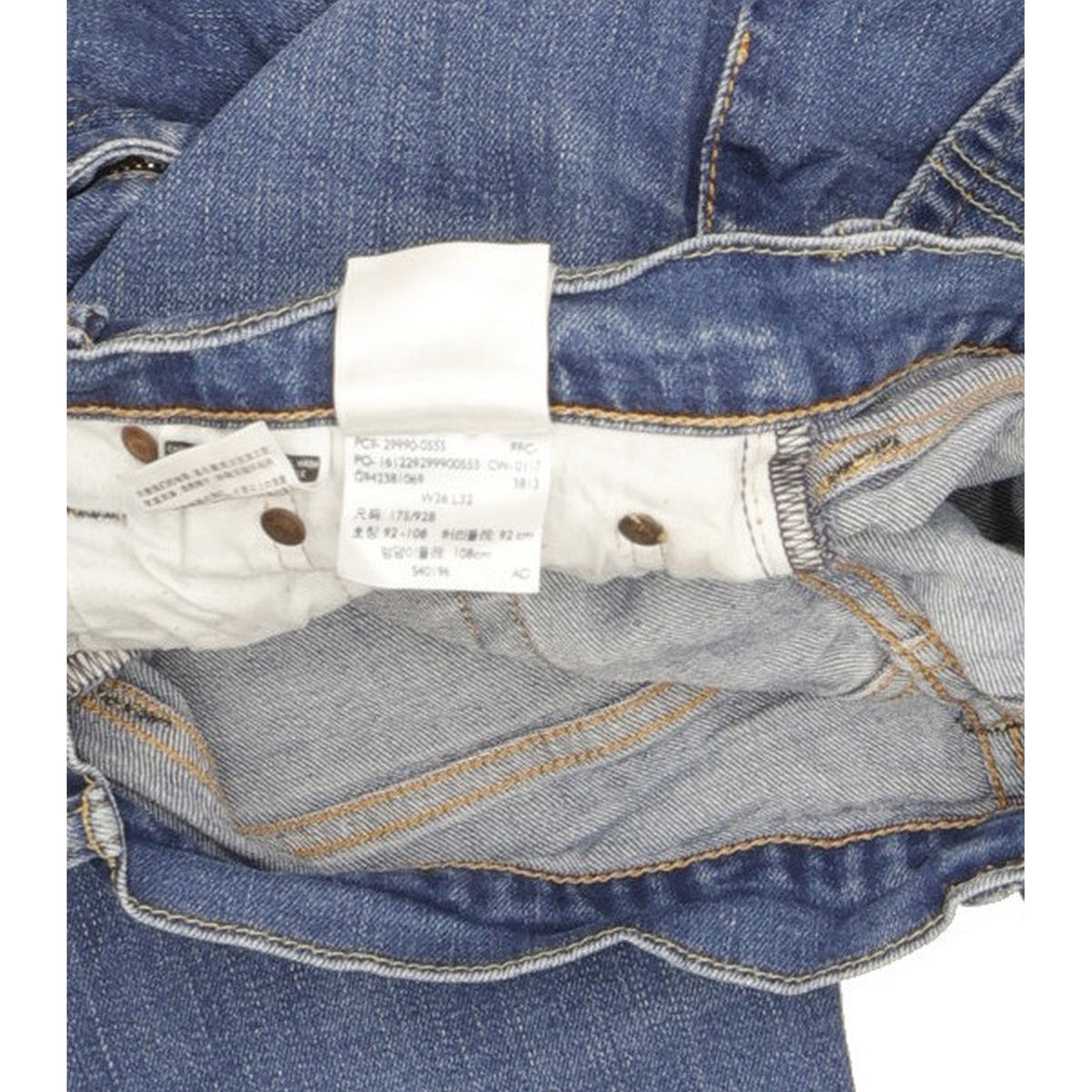 Levi's Men Blue Straight Regular Stretch Jeans W36 L31