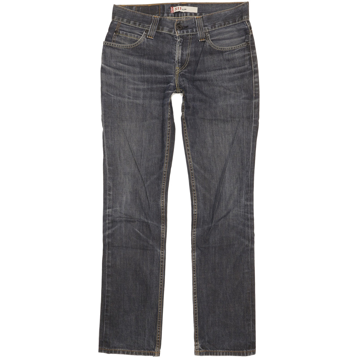 Levi's 511 Men Navy Straight Slim Jeans W32 L33
