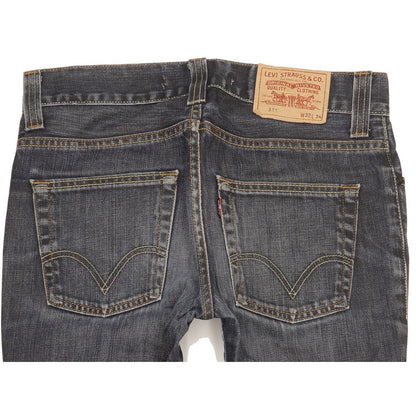 Levi's 511 Men Navy Straight Slim Jeans W32 L33
