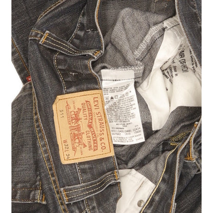 Levi's 511 Men Navy Straight Slim Jeans W32 L33