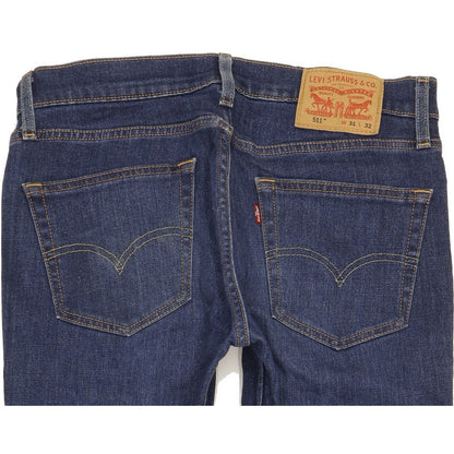 Levi's 511 Men Blue Straight Slim Stretch Jeans W31 L31