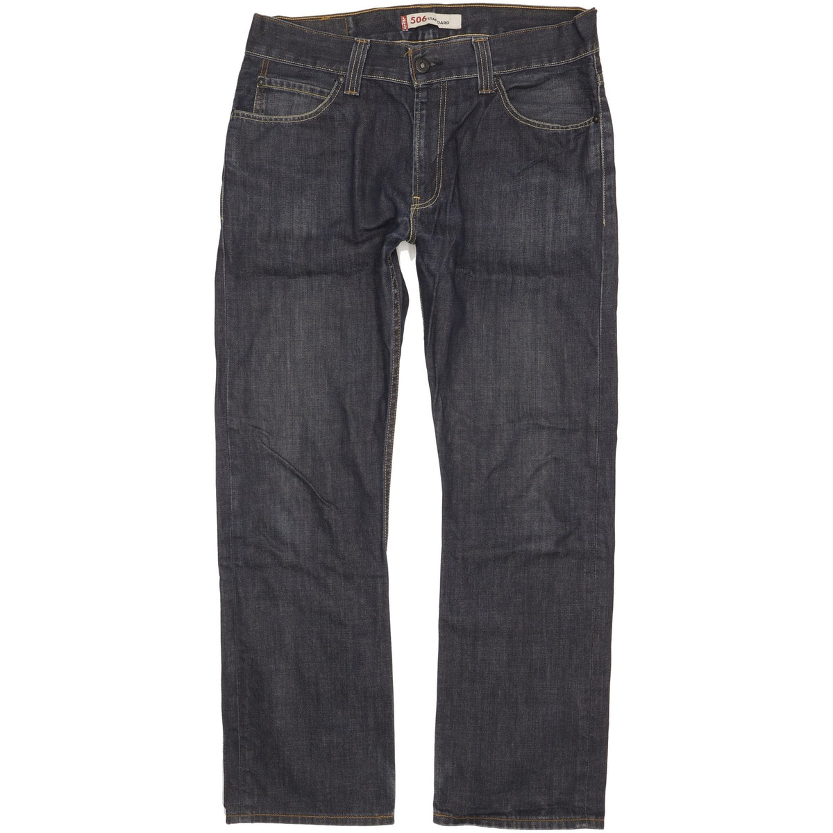 Levi's 506 Men Navy Straight Regular Jeans W36 L31