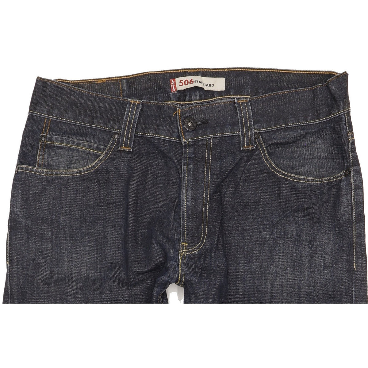 Levi's 506 Men Navy Straight Regular Jeans W36 L31