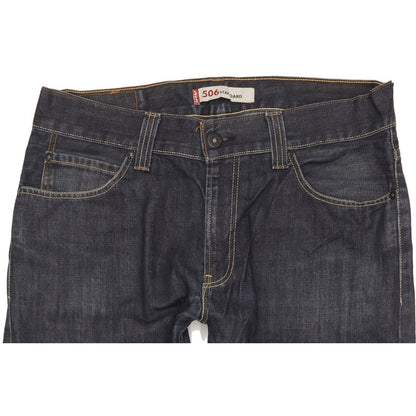 Levi's 506 Men Navy Straight Regular Jeans W36 L31
