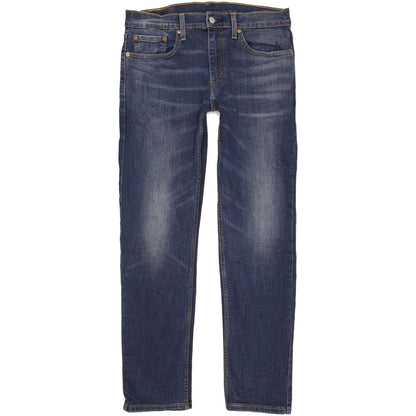 Levi's 502 Men Blue Tapered Regular Stretch Jeans W32 L33