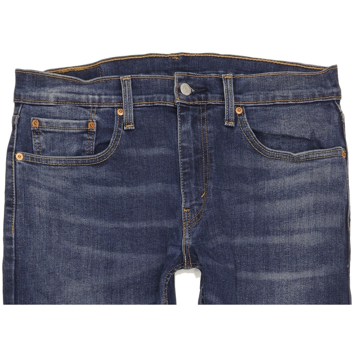 Levi's 502 Men Blue Tapered Regular Stretch Jeans W32 L33