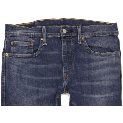 Levi's 502 Men Blue Tapered Regular Stretch Jeans W32 L33