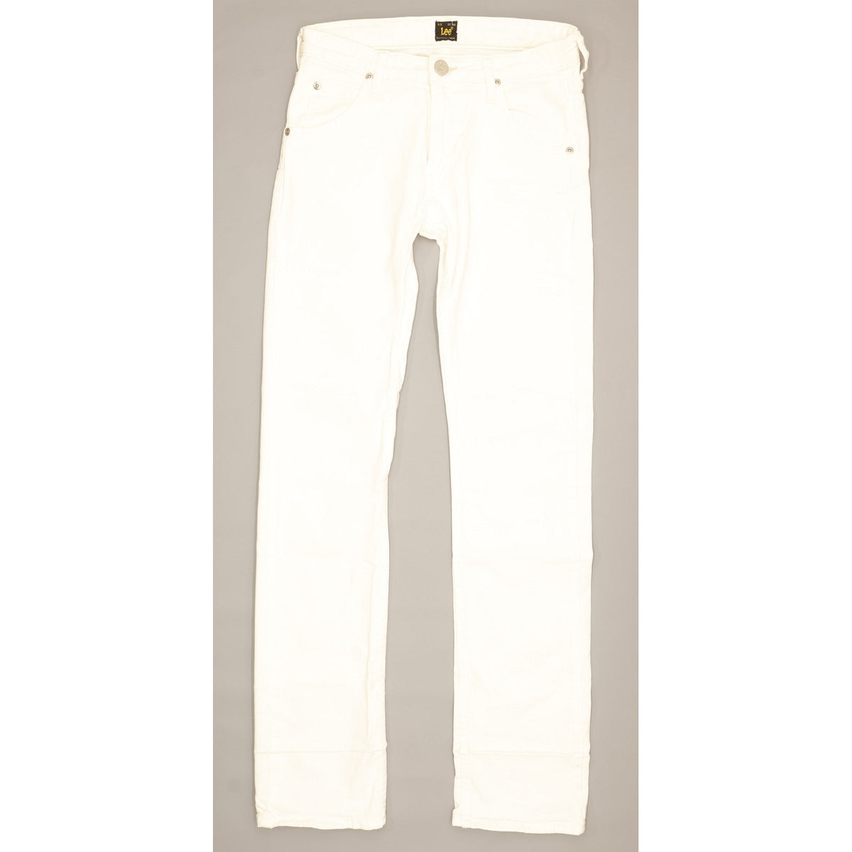 Lee Perry Kids White Straight Slim Stretch Jeans W26 L31