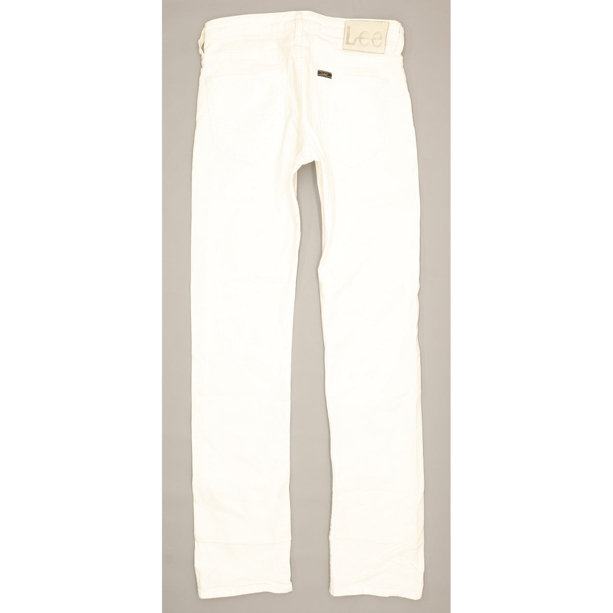 Lee Perry Kids White Straight Slim Stretch Jeans W26 L31