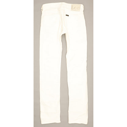 Lee Perry Kids White Straight Slim Stretch Jeans W26 L31