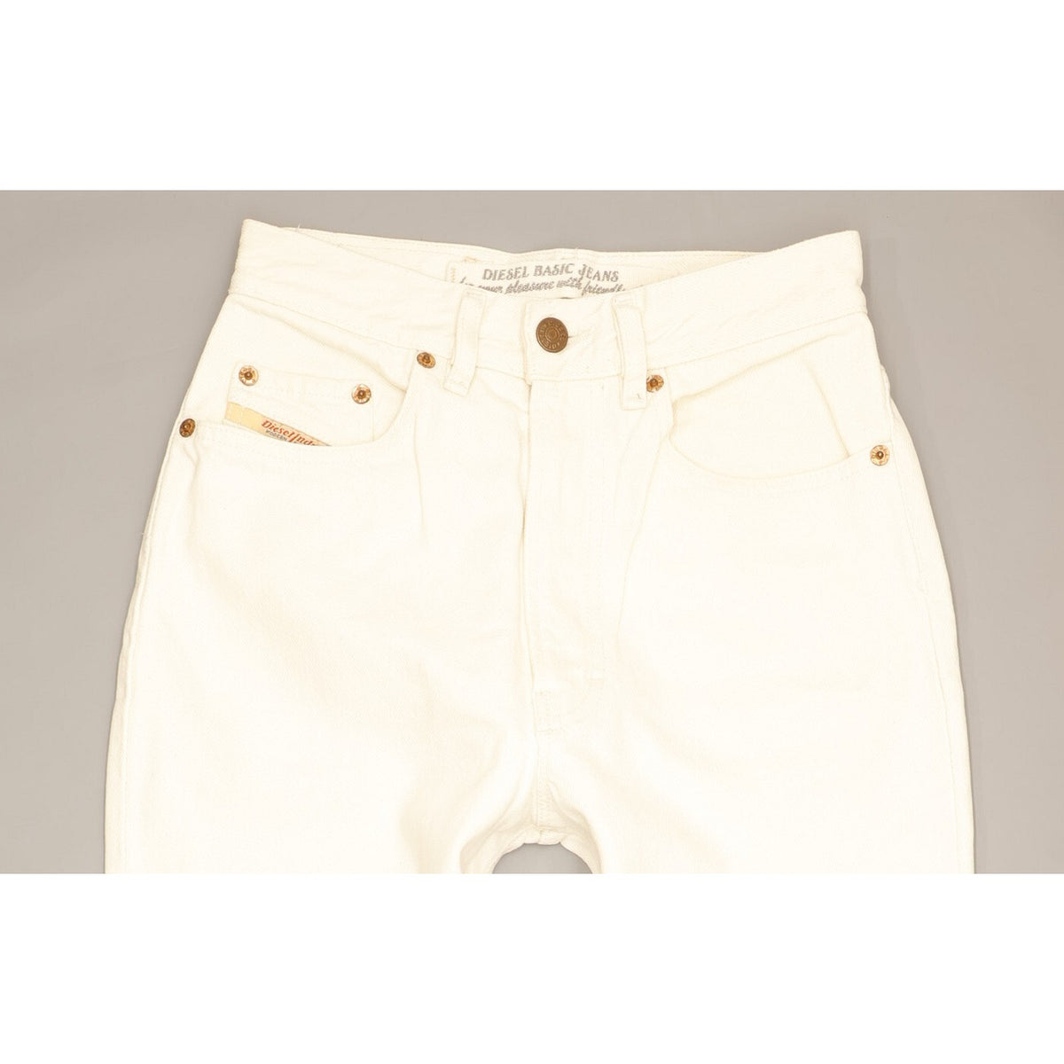 Diesel Rocket White Skinny Slim Jeans High Waisted W26 L30
