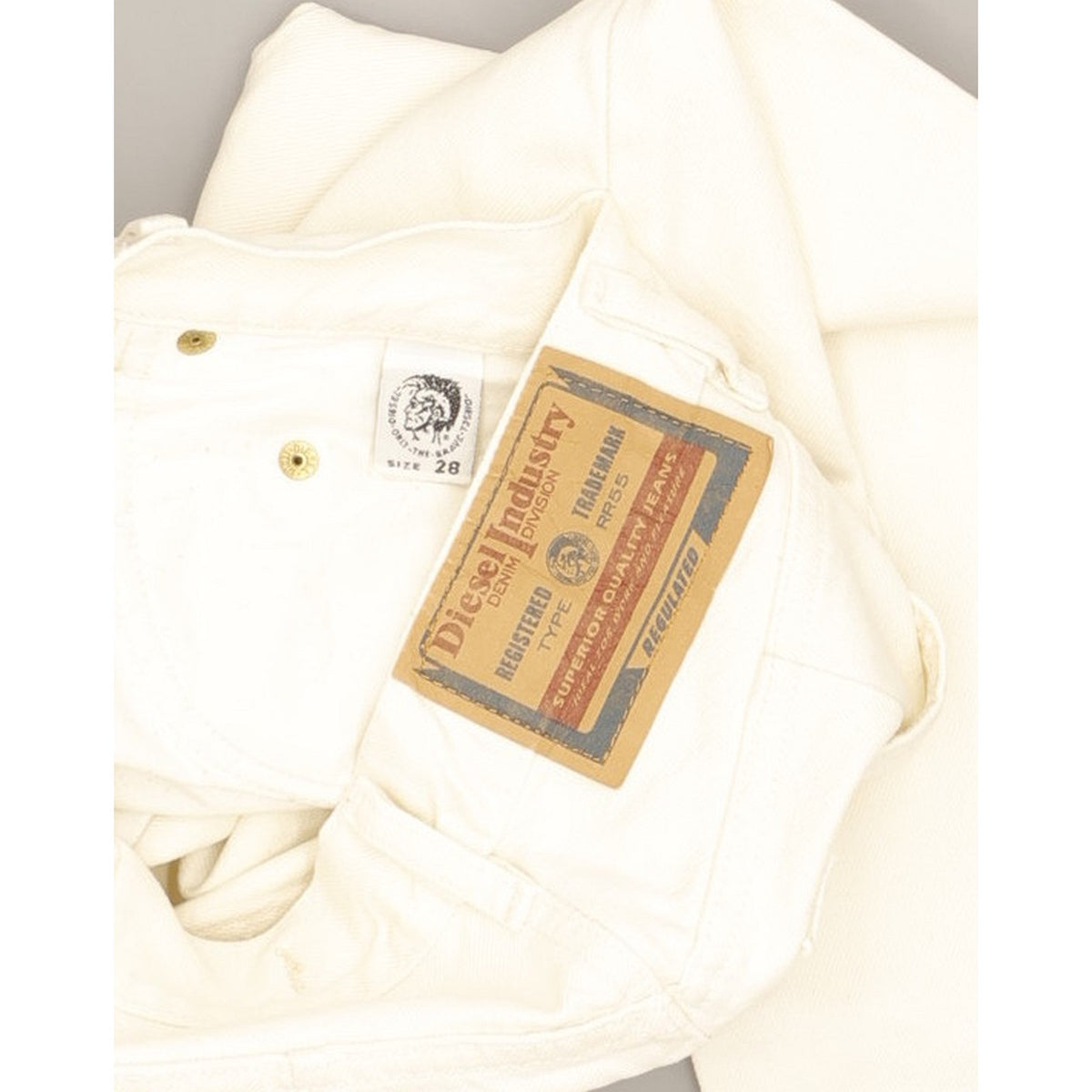 Diesel Rocket White Skinny Slim Jeans High Waisted W26 L30