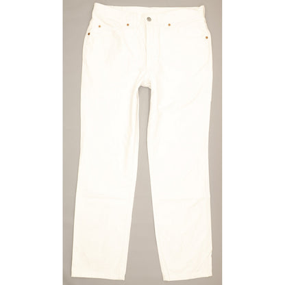Mustang Men White Straight Regular Jeans W35 L31