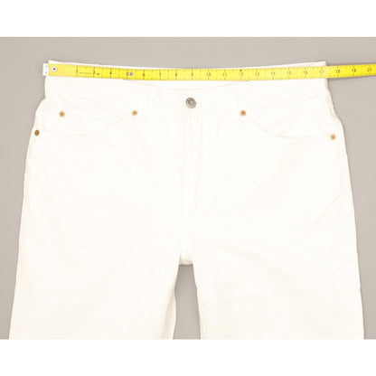 Mustang Men White Straight Regular Jeans W35 L31