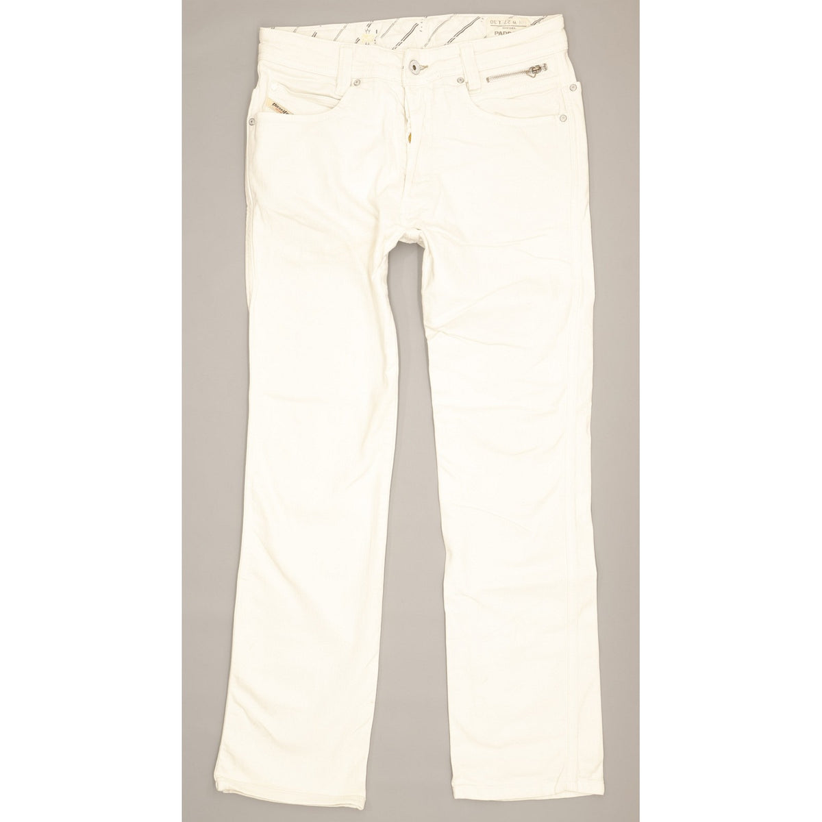 Diesel Paddom Men White Straight Slim Stretch Jeans W27 L29