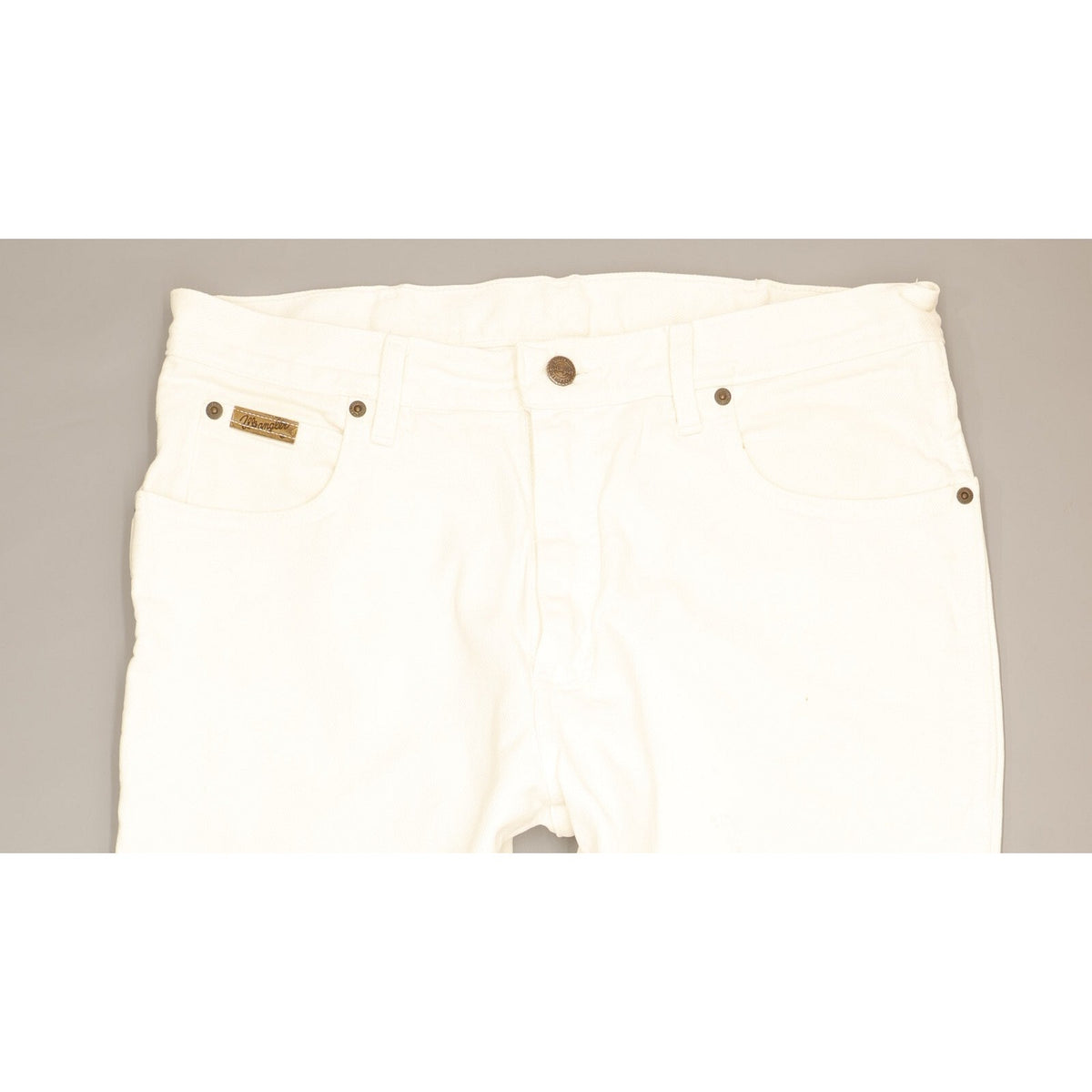 Wrangler Texas Men White Straight Regular Jeans W35 L31