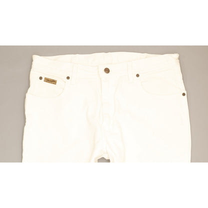 Wrangler Texas Men White Straight Regular Jeans W35 L31